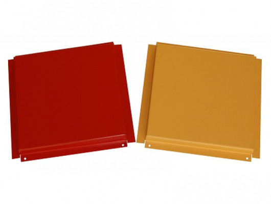 Фасадная металлокассета открытого типа любой RAL 1мм — Скатные кровли