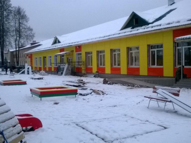 Изготовления металлокассет на детский сад в д. Федорково